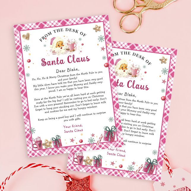 Carta de invitación de Navidades de Santa Claus (Subido por el creador)