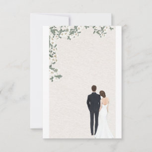 Carta de invitación para boda
