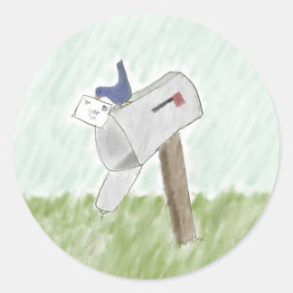 Carta de los Pegatinas de Bluebird