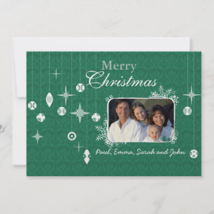 Carta de navidades sobre tarjeta de Navidades de l