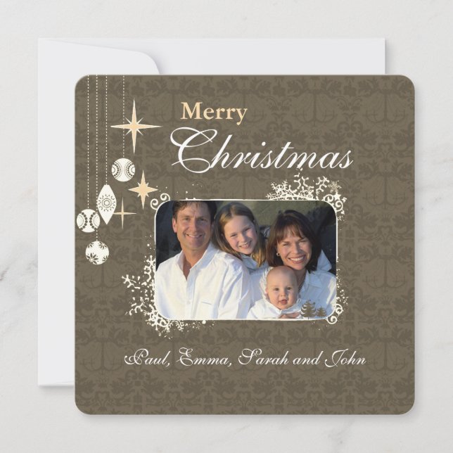 Carta de navidades sobre tarjeta de Navidades de l (Anverso)