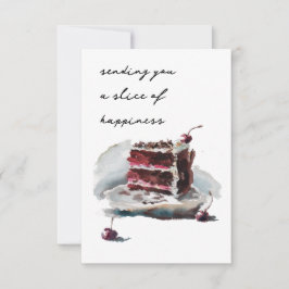 carta de pastel de bosque negro