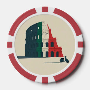 Carta de póquer personalizada del Coliseo inspirad