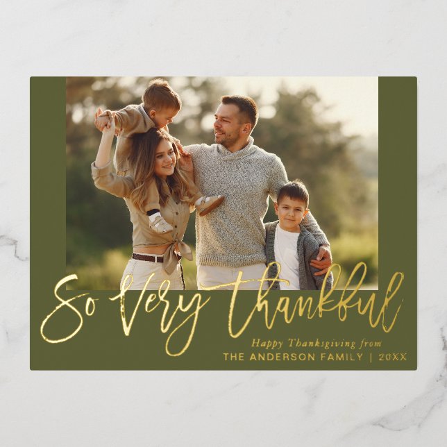 carta de Relieve metalizado de oro rústico tarjeta (Anverso)