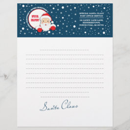 Carta de Santa Claus. Navidades personalizados