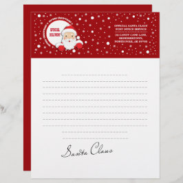 Carta de Santa Claus. Navidades personalizados Let