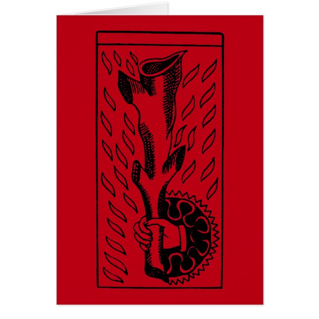 Carta de tarot: As de Roces (Frente)