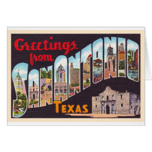Carta grande de San Antonio Texas TX