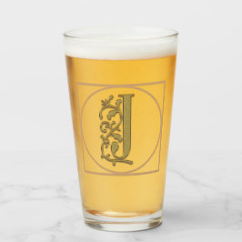 CARTA J MONOGRAM Hermoso Boda nuevo regalo de casa