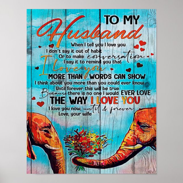 Carta para marido | Decoración de la familia Guay (Frente)