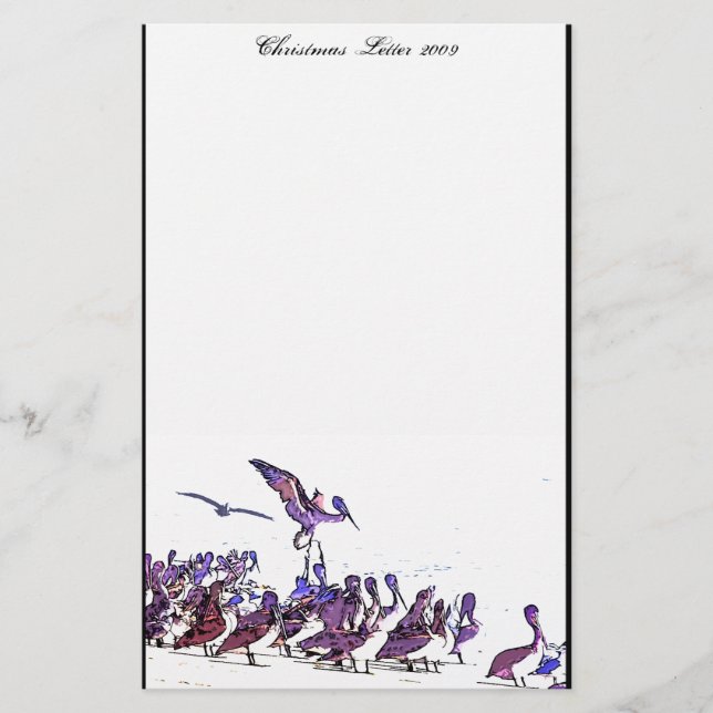 Carta Pelicans Beach Navidades 2009 (Anverso)