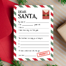 Carta personalizada a la tarjeta de Navidades de S