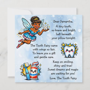 Carta personalizada de Hada de los Dientes