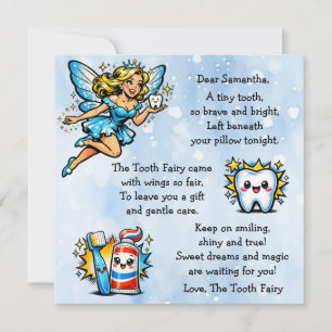 Carta personalizada de Hada de los Dientes