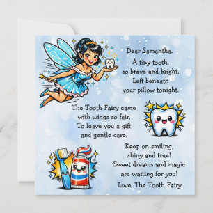 Carta personalizada de Hada de los Dientes
