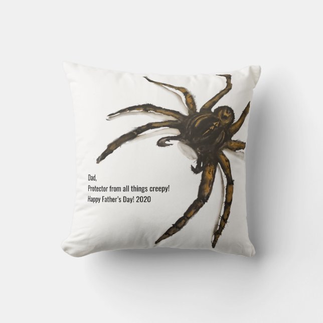 Carta personalizada lanzar almohada para papá padr (Anverso)