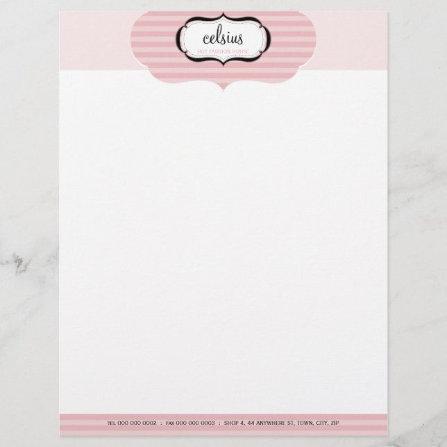 CARTA PERSONALIZADA :: moda boutique 2 (Anverso)
