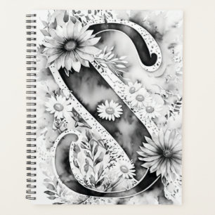 Carta personalizada S Cuaderno de acuarela floral