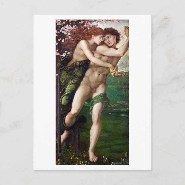 CARTA POSTAL : ED. BURNE - JONES : PHYLLIS + DEMOF (Anverso)