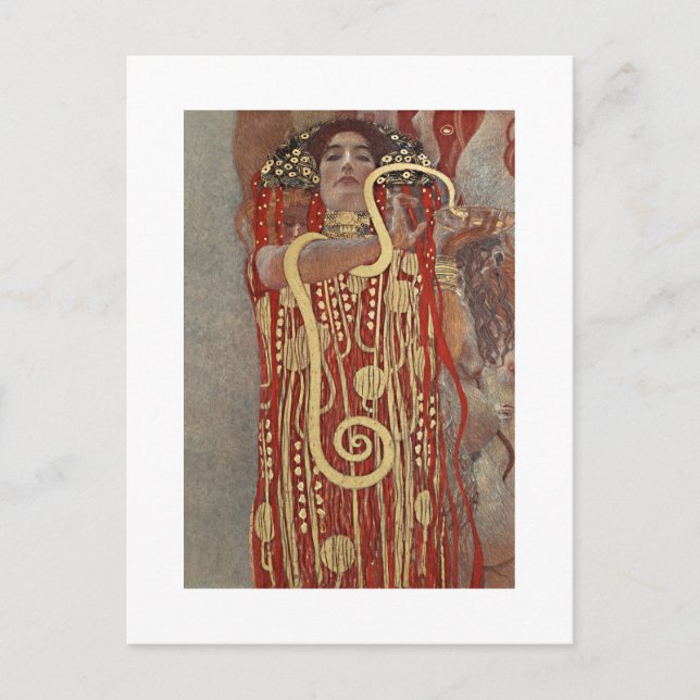 CARTA POSTAL : GUSTAV KLIMT : HIGIA : 1907 (Anverso)