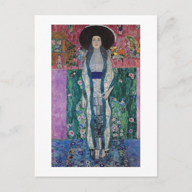CARTA POSTAL : KLIMT : RETRATO : ADELE BLOCH BAUER (Anverso)