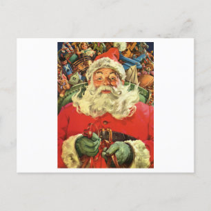 CARTA POSTAL : VINTAGE CHRISTMAS : Santa Claus