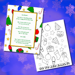 Carta Santa con hoja de papel de página de color