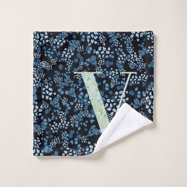 Carta V libertad azul y verde (Toallita)