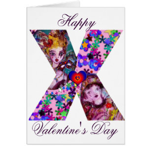 CARTA VALENTINA VENECIANA MASQUERADE MONOGRAM X
