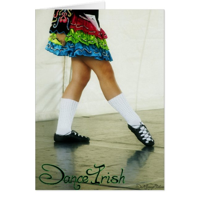 Carta verde irlandesa de la danza (Frente)