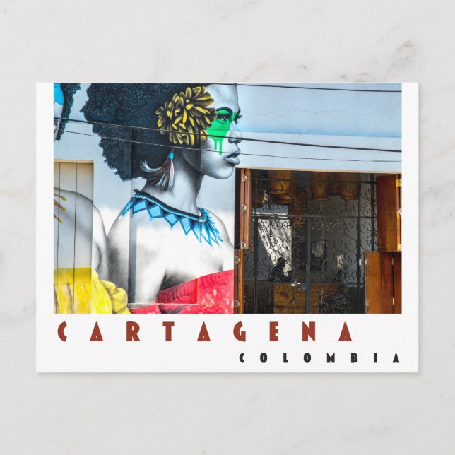 Cartagena, Colombia, postal (Anverso)