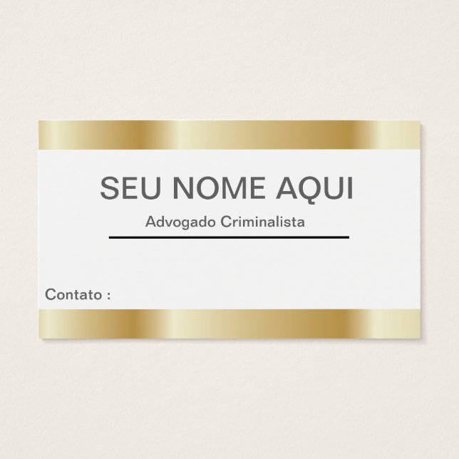 Cartão de visitas ADVOGADO (Atrás)