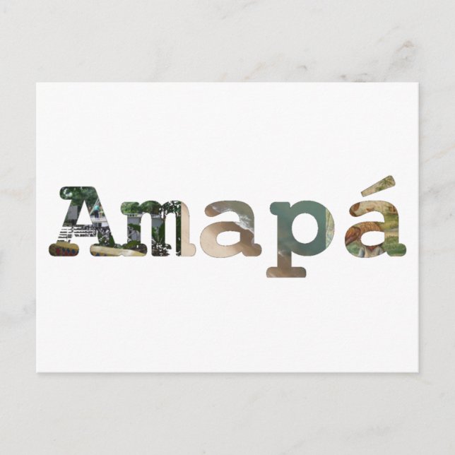 Cartão postal Amapá (Anverso)