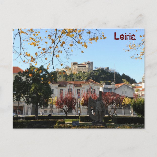 Cartão postal Leiria (Anverso)