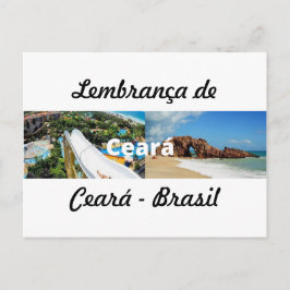 Cartão postal lembrança de Ceará