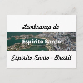 Cartão postal lembrança de Espírito Santo