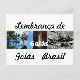 Cartão postal lembrança de Goiás