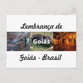 Cartão postal lembrança de Goiás