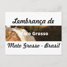 Cartão postal lembrança de Mato Grosso