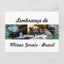 Cartão postal lembrança de Minas Gerais