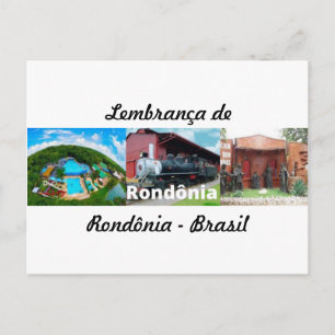 Cartão postal lembrança de Rondônia Brasil