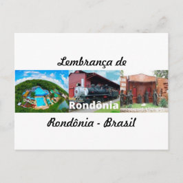 Cartão postal lembrança de Rondônia Brasil