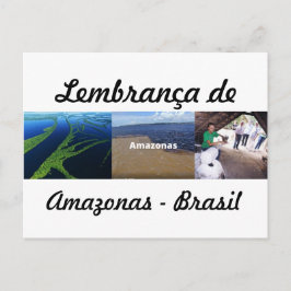 Cartão Postal lembrança do Amazonas
