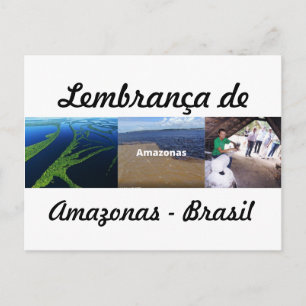 Cartão Postal lembrança do Amazonas