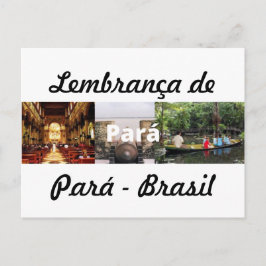Cartão postal lembrança do Pará