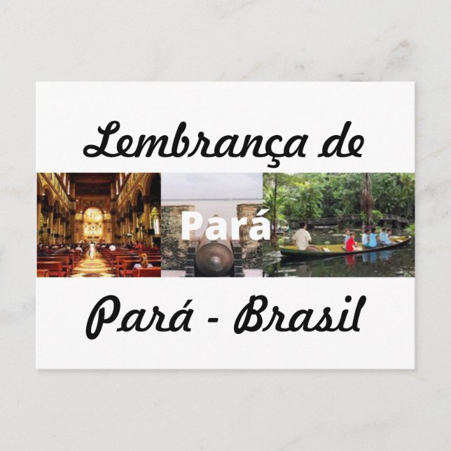 Cartão postal lembrança do Pará (Anverso)