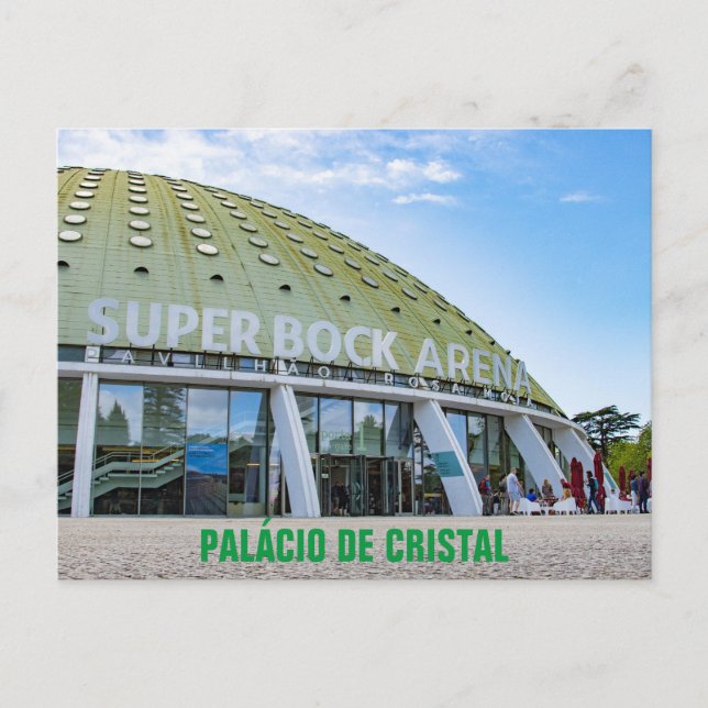 CARTÃO POSTAL PALÁCIO DE CRISTAL (Anverso)