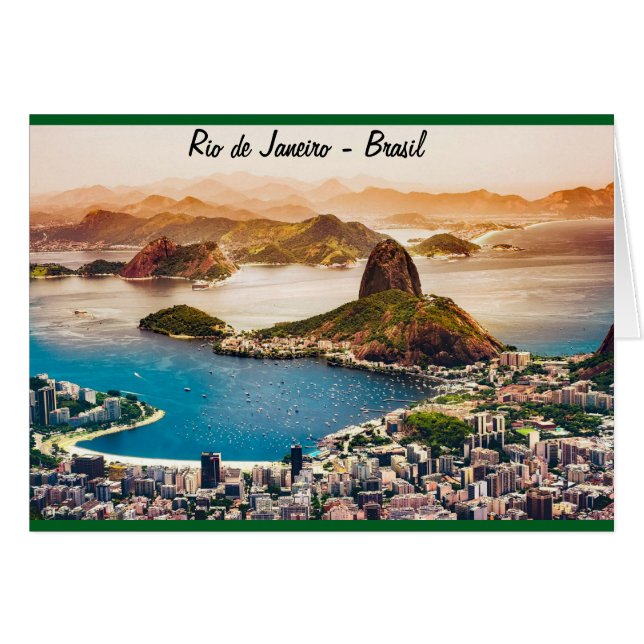 Cartão Postal Rio de Janeiro (Anverso (Horizontal))