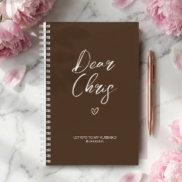 Cartas a mi esposo Diario de dolor Café Marrón