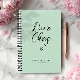 Cartas a mi esposo Diario de dolor en verde menta